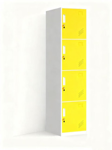 Einzel-Tür Modernes Design Metall-Fitness-Schrank Praktisches Wohnmöbel Kleidungsaufbewahrungsschrank Wohnheim-Aufbewahrungsschrank - Product Image 4
