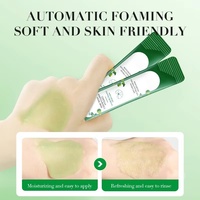 Masque de boue biologique aux herbes de fleur de neige, marque privée OEM, avec hydratant pour le visage - Nettoyage moussant automatique pour tous types de peau