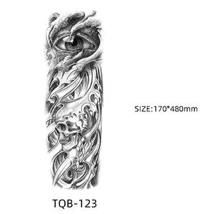 Autocollants <span class=keywords><strong>de</strong></span> <span class=keywords><strong>tatouage</strong></span> à bras complet pour hommes et femmes Grandes images <span class=keywords><strong>de</strong></span> tatouages <span class=keywords><strong>de</strong></span> Geisha Prajna à bras <span class=keywords><strong>de</strong></span> fleurs Noir - Product Image 5