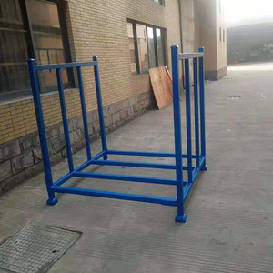 Étagère d'entrepôt en acier, colonne 40x40mm, poutre 1,5mm, empilable, 1 niveau, bleue, type principal, assemblage par vis - Product Image 3