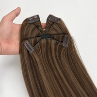 Extensions de cheveux humains chinois vierges de donneur unique, type queue de cheval Octopus Spider
