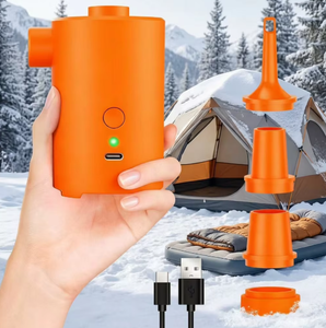 Bomba <span class=keywords><strong>de</strong></span> Aire Eléctrica Portátil OEM Inalámbrica para Viajes, Compresor <span class=keywords><strong>de</strong></span> 3600mAh con <span class=keywords><strong>Bolsa</strong></span> <span class=keywords><strong>de</strong></span> Almacenamiento, Nano Inflable, Accesorios para Camping y Senderismo - Product Image 1