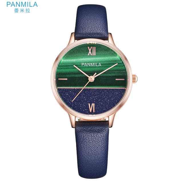 Jam Tangan Wanita Kulit Elegant Watch Girl Custom Waterproof Hand Watch in Leather Strap Watches for Ladies