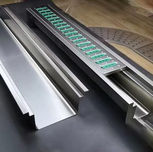 Bandeja de Drenaje Personalizada de Acero Inoxidable 304/316 para Canales en Forma de U, Aplicaciones en Hospitales, Patios Escolares y Alcantarillas de Metro - Product Image 2