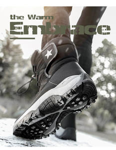 รองเท้ากันหิมะสำหรับผู้ชายและผู้หญิงรองเท้ากันหนาวบุขนแกะเพิ่มความอบอุ่นบุด้วยผ้าหนากันน้ำมาใหม่2024 - Product Image 3