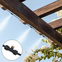 Ensemble de refroidissement par atomisation basse pression F178, pulvérisateur de jardin, répulsif anti-moustiques, série de refroidissement adaptée aux jardins, aux balcons