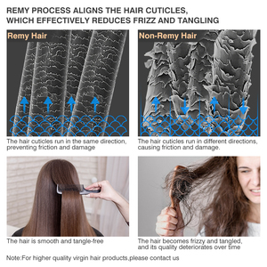 Extensions de cheveux Volume Genius Weft, extensions de cheveux invisibles en trame PU, extensions de cheveux Remy vierges bruts 100% humains - Product Image 5