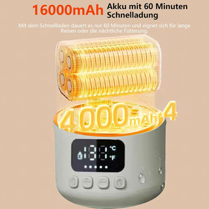 Portable USB <span class=keywords><strong>chauffe</strong></span>-lait chauffage rapide formule de lait maternel OEM bébé fournitures d'alimentation pour voyage en plein air - Product Image 3