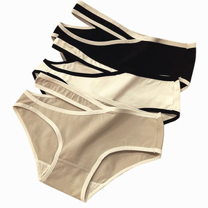 Biancheria intima femminile a buon mercato all'ingrosso da donna mutandine da donna di mezza ascesa morbide comode e traspiranti 100% puro cotone per le signore - Product Image 5