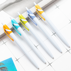 Wholesale Custom Logo Promotional Big Clip Plastic Ball <b>Pen</b> Soft Coated 0.5mm Multi-Functional Novelty Sports Stylo Ballpoint - Product Image 1