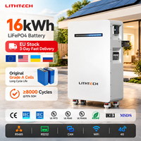 Système de stockage d'énergie domestique 10kWh 16kWh 51.2V 314Ah LiFePO4 à extension flexible pour maisons hors réseau et îles
