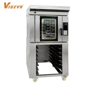 Horno Rotatorio de Aire Caliente Comercial de 5 Bandejas, Horno de Acero Inoxidable de Alta Eficiencia para Pan, <span class=keywords><strong>Pizza</strong></span> y Productos de Panadería - Product Image 2
