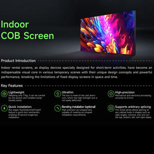 จอแสดงผล LED ให้เช่า สำหรับติดตั้งภายในและภายนอกอาคาร จอแสดงผลดิจิตอล LED สีสันสดใส เหมาะสำหรับการรับชมการแข่งขันกีฬา - Product Image 4