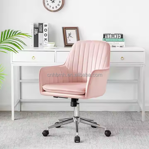 Офисный стул вращающийся бархатный тканевый стул для отдыха, офисный стул для гостиной с колесами - Product Image 6