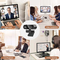 4K Webcam 1080P Mini kamera 2K Full HD Webcam mikrofon ile 30fps USB Web Cam için otomatik odaklama PC dizüstü Video çekim kamera