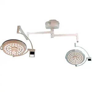 LED700500 touch screen Ceiling Type Operation Lighting Double Head 700 700 Petal 5+5 Led Shadowless Operating Lamp