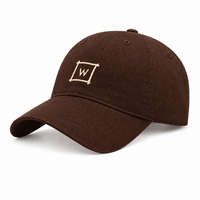 Casquettes de baseball structurées à 6 panneaux en pur coton, avec option de patch brodé cousu, vente en gros, OEM, logo brodé personnalisé