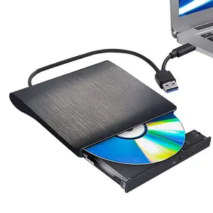 محرك أقراص DVD خارجي USB 3.0 بصري محمول للابتوب عالي السرعة