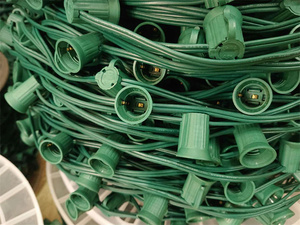 Wholesale Stp-1/<strong>SP</strong>-2 18AWG Christmas Light Socket Sleeve Spool C9/C7 String Lights - Product Image 2