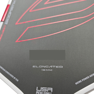 ไม้พายพิคเคิลบอลคาร์บอนไฟเบอร์ Toray T700 หนา 16 มม. พร้อมแกนโฟม EVA พื้นผิวหยาบแบบ Boom Rough Surface ช่วยดูดซับแรงกระแทกอย่างมั่นคง พร้อมพื้นที่ตีขนาดใหญ่พิเศษ - Product Image 2