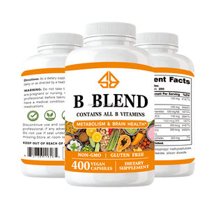 OEM Vitaminas B Completas Favorecen la Salud de la Piel y las Uñas, la Función Inmunitaria y la Salud del Sistema Nervioso, 400 Cápsulas para Adultos y Niños - Product Image 2