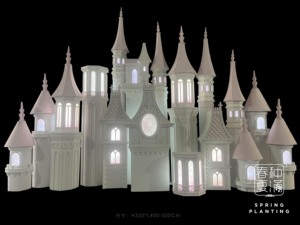 <strong>Wedding</strong> Dackdrop Stage Decor Castle With Light Banquet Hall <strong>Wedding</strong> Castle for <strong>Wedding</strong> <strong>Decorations</strong> - Product Image 3