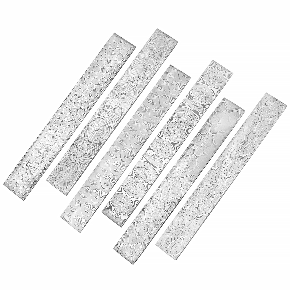 Заводская оптовая продажа, 110 слои, заготовки из дамасской стали, изготовленные на заказ, 60HRC 2-5 мм, Дамасские заготовки для ножей из дамасской стали