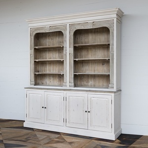 Grande scaffale di legno riciclato grande stoccaggio cinese antico del salone - Product Image 2