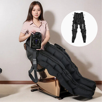 Pantalon de pressothérapie pneumatique personnalisable à compression d'air pour massage des bras, de la taille, des jambes et des pieds, idéal pour la récupération sportive à domicile