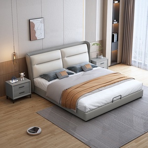 Home Bedroom Furniture Wholesale Price Custom Simple Design Sleeping <strong>Bed</strong> with Storage <strong>Drawers</strong> Soft Up-holstered Queen <strong>Bed</strong> <strong>Frame</strong> - Product Image 2