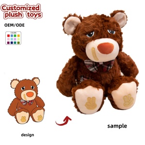 Personalizado para Osos de Peluche |   Peluche Súper Suave Relleno de Algodón PP con Malla, Regalo de Cumpleaños |   Muestra de Diseño de Peluches OEM/ODM - Product Image 1