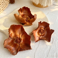 Fleur de noix de coco naturelle importée sur mesure, coquille de fleur séchée, décoration d'intérieur, fleur pour mariage et fête des Mères