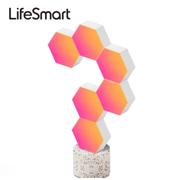 Home Decoration Gift Cololight With APP Control RGB Hexagon Wall Light Wifi Music Control Smart Led Party Night Light
