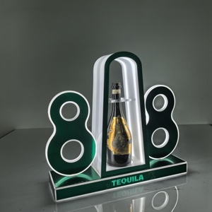 Presentador de botella de <span class=keywords><strong>Tequila</strong></span> 818 con luz LED, glorificador de champán, servicio de botella VIP para discotecas, bar, salón - Product Image 6