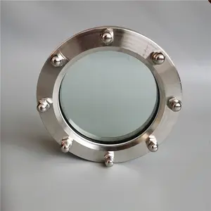 Raccords de tuyaux en verre SS304/SS316L en verre de vue à bride soudée en acier inoxydable