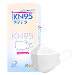 เฮชิ ไห่หนัว KN95 3D หน้ากากป้องกันฝุ่น 3 ชั้น สำหรับผู้ใหญ่ สีขาว ต้านเชื้อแบคทีเรีย - Product Image 5