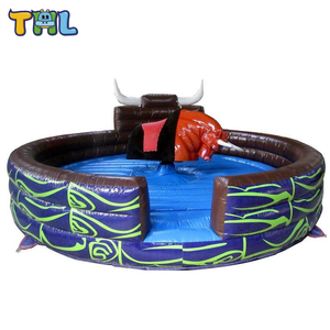 Gran Oferta: Máquina de Juegos Inflable de <span class=keywords><strong>Toro</strong></span> Mecánico de Rodeo para Alquiler Comercial, de PVC para Exteriores y Eventos - Product Image 3