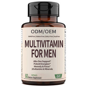Mens Multivitamine Multimineralen Capsules Vitamine <span class=keywords><strong>B12</strong></span> A D C Zink Private Label Multivitamine voor Mannen - Product Image 1