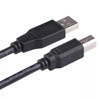 Cable de impresora Usb de alta calidad Cable de impresión Usb 2,0 Tipo A Macho a B Cable de impresión macho para impresora