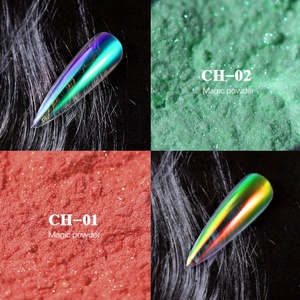 Polvo Aurora de Alta Calidad para Uñas, Polvo de Hadas para Uñas, Venta al por Mayor de Fábrica, Polvo Cromado para Uñas con Efecto Espejo - Product Image 4