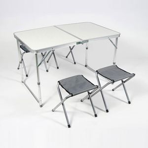 QM Modern-style Portable Furniture Suitable for Outdoor <b>Picnics</b> and Camping <b>Table</b> Aluminum Alloy <b>Foldable</b> <b>Picnic</b> <b>Table</b> - Product Image 3