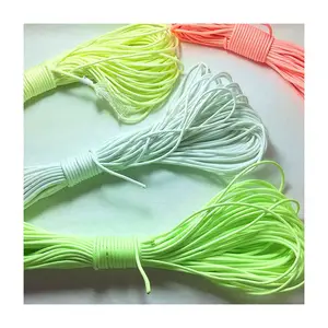 Customized multifunction uhmwpe fiber 3mm High Performance glow in the dark Super Luminous uhmwpe rope for tent outdoor