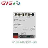 Commutateur haute performance pour intégration de système domestique Intellect, actionneur de gradation 1-10V à 3 voies avec montage encastré sécurisé 16A