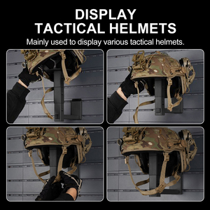 TG-25-ACC-04 Supporto Universale per Casco Tattico ad Alta Pressione in Metallo e Nylon Nero con Design Multifunzionale - Product Image 4