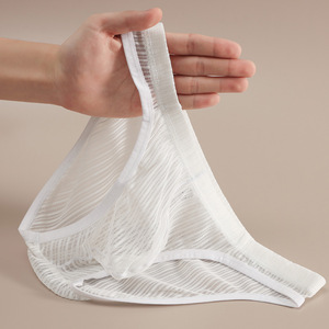 Calzoncillos Triangulares Transpirables de Cintura Baja para Hombre, Ropa Interior Erótica, Diseño Original (ODM) - Product Image 1