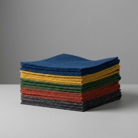 Feutre de laine coloré pour loisirs créatifs, écologique, antibactérien, en feuilles et rouleaux, aiguilleté, poids moyen, largeur et longueur personnalisables, GSM, direct usine