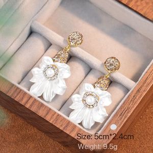 Conjunto de Joyería Chapado en Oro con Perlas, Aretes, Collar y Anillo de Perlas Vintage, Piedra Natural, Elegante Regalo de Boda <span class=keywords><strong>para</strong></span> <span class=keywords><strong>Mujer</strong></span> - Product Image 6
