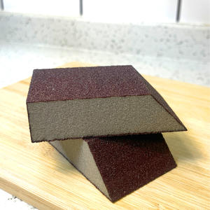 Penjualan langsung pabrik spons abrasif blok spons amplas ajaib spons pengamplasan busa 2 sisi - Product Image 2