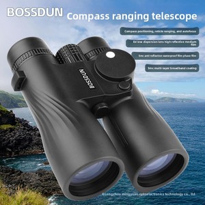 Jumelles haut de gamme Bossdun 8x50 à fort grossissement avec mesure d'azimut précise par boussole, utilisation manuelle, dotées de lentilles ED HD - Product Image 5