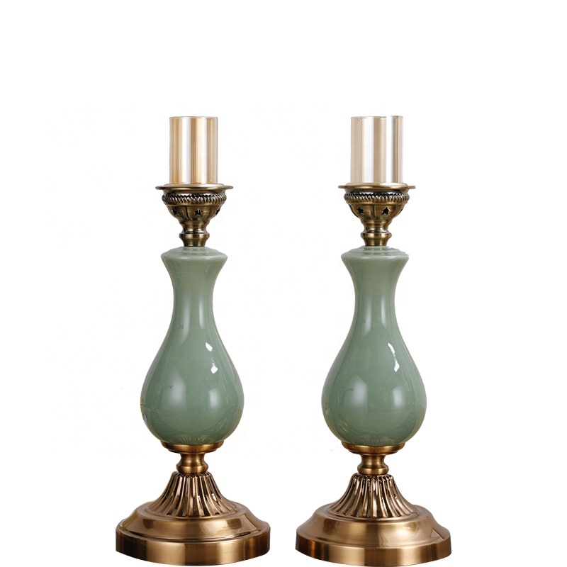 Vintage Luxury Metal Plated Copper Ceramics